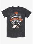 Disney Hocus Pocus Winnie Another Glorious Morning Mineral Wash T-Shirt, BLACK, hi-res