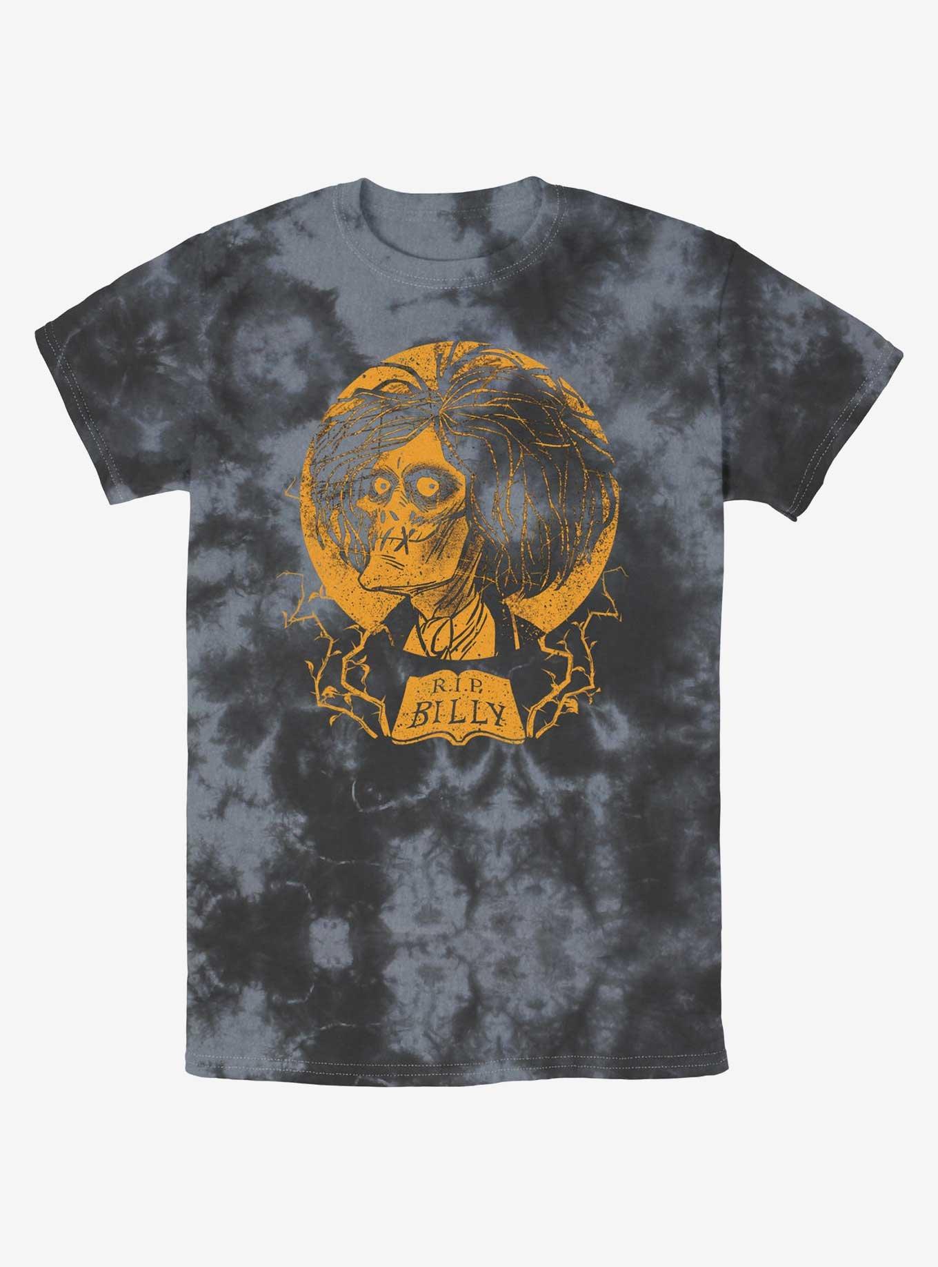 Disney Hocus Pocus RIP Billy Tie-Dye T-Shirt, BLKCHAR, hi-res