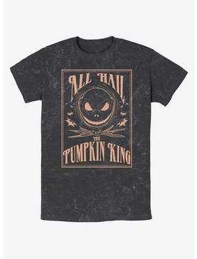 Plus Size Disney The Nightmare Before Christmas Hail Jack The Pumpkin King Mineral Wash T-Shirt, , hi-res
