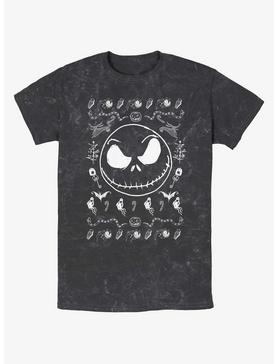 Plus Size Disney The Nightmare Before Christmas Jack Spooky Icons Mineral Wash T-Shirt, , hi-res