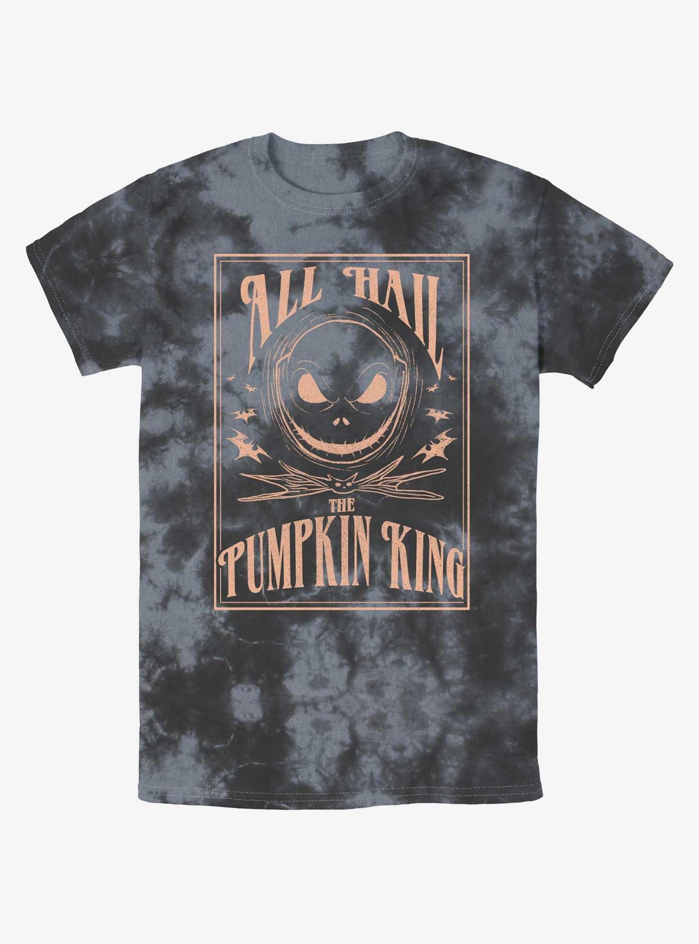 Disney The Nightmare Before Christmas Hail Jack The Pumpkin King Tie-Dye T-Shirt