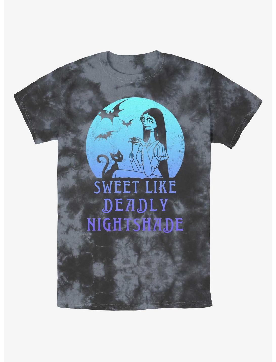 Disney The Nightmare Before Christmas Sally Sweet Like Deadly Nightshade Tie-Dye T-Shirt, BLKCHAR, hi-res