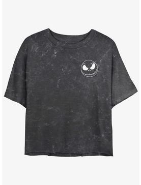 Disney The Nightmare Before Christmas Jack Skellington Pocket Mineral Wash Womens Crop T-Shirt, , hi-res