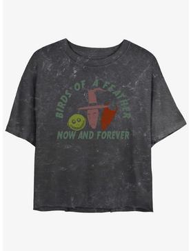 Plus Size Disney The Nightmare Before Christmas Now and Forever Lock, Shock, & Barrel Mineral Wash Womens Crop T-Shirt, , hi-res