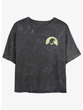 Plus Size Disney The Nightmare Before Christmas Oogie Boogie Pocket Mineral Wash Womens Crop T-Shirt, , hi-res