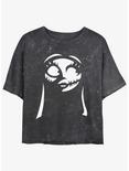 Disney The Nightmare Before Christmas Sally Mineral Wash Womens Crop T-Shirt, BLACK, hi-res