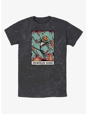 Plus Size Disney The Nightmare Before Christmas Jack Pumpkin King Card Mineral Wash T-Shirt, , hi-res