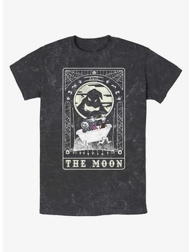 Plus Size Disney The Nightmare Before Christmas The Moon Tarot Card Mineral Wash T-Shirt, , hi-res