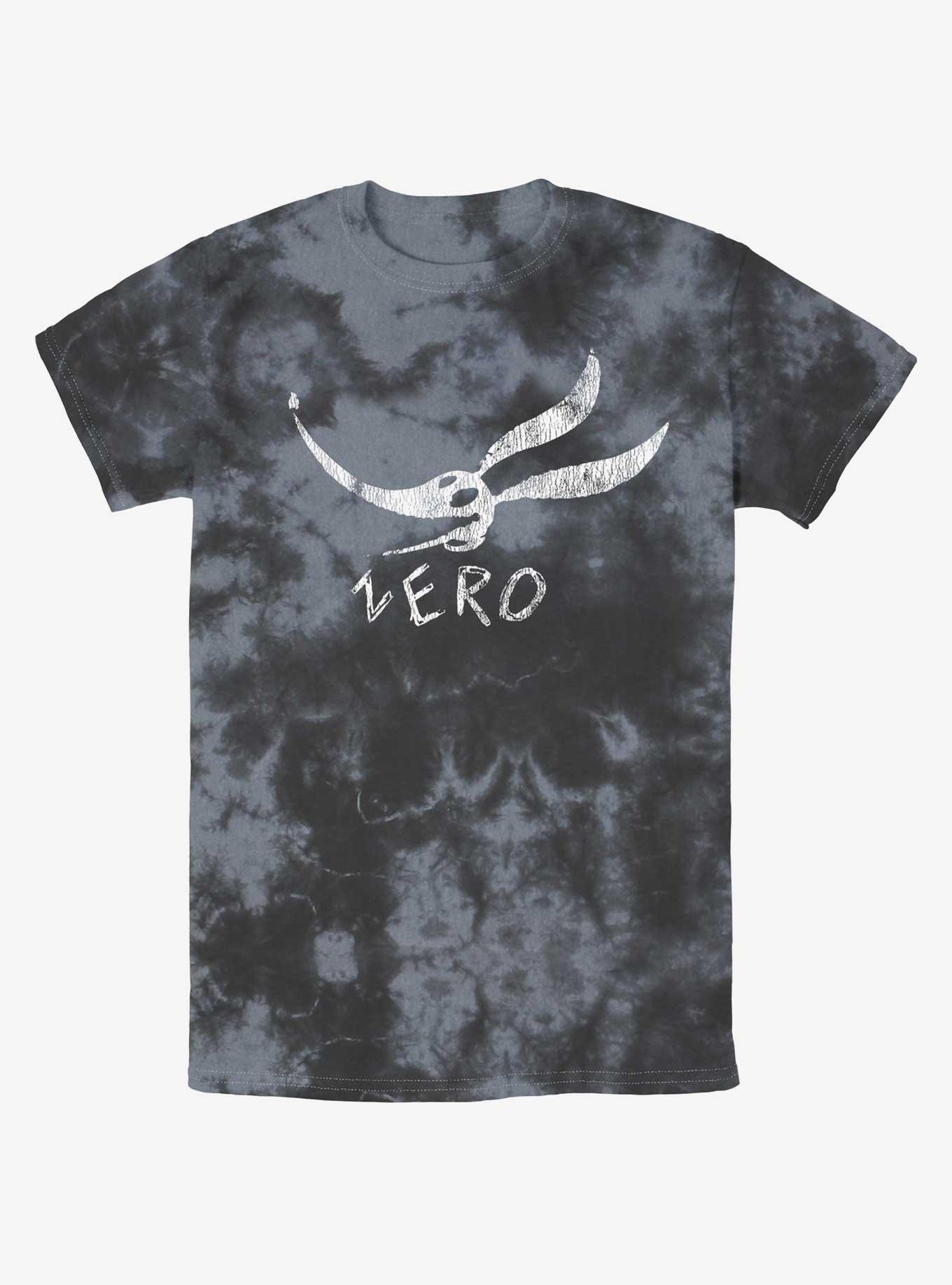 Disney The Nightmare Before Christmas Zero Face Tie-Dye T-Shirt, BLKCHAR, hi-res