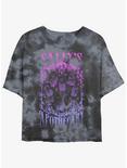 Disney The Nightmare Before Christmas Sally's Apothecary Tie-Dye Womens Crop T-Shirt, BLKCHAR, hi-res