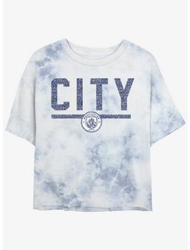 Premier League Manchester City F.C. Big City Tie-Dye Girls Crop T-Shirt, , hi-res