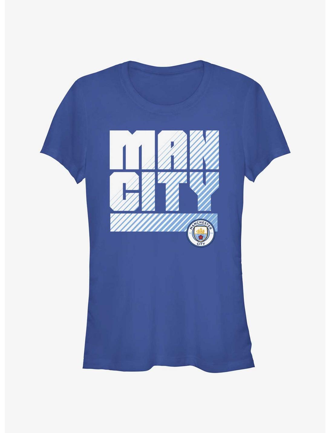 Premier League Manchester City F.C. Man City Girls T-Shirt, ROYAL, hi-res