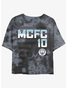 Premier League Manchester City F.C. On Field Tie-Dye Girls Crop T-Shirt, , hi-res