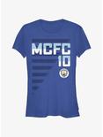 Premier League Manchester City F.C. On Field Girls T-Shirt, ROYAL, hi-res