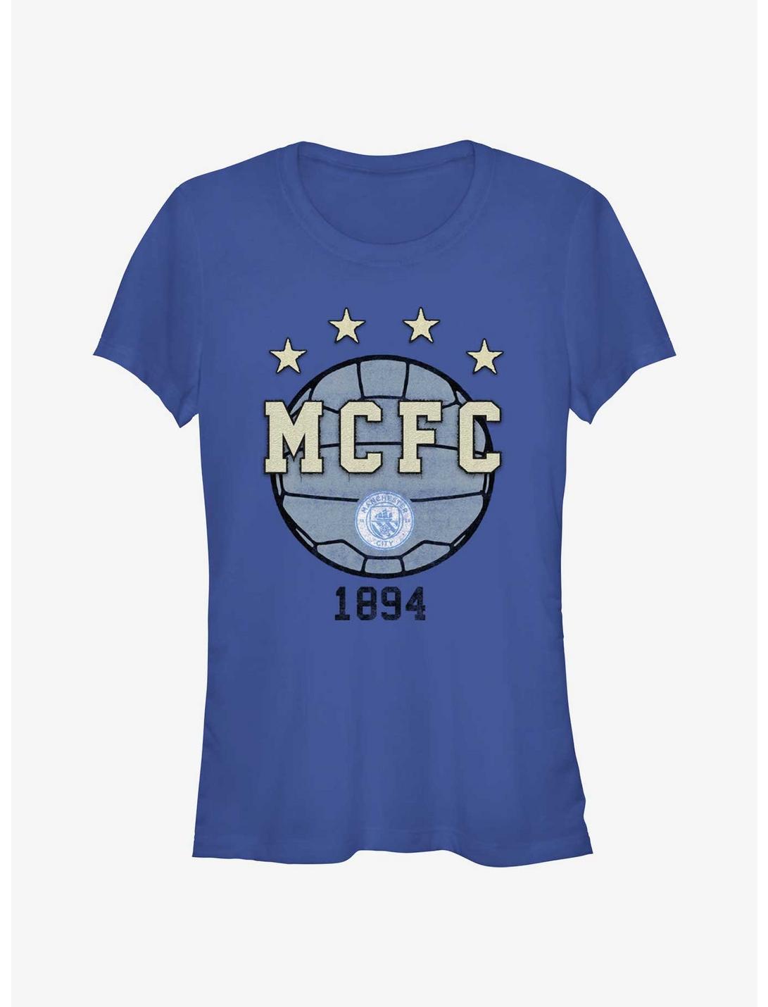 Premier League Manchester City F.C. Since 1894 Girls T-Shirt, ROYAL, hi-res
