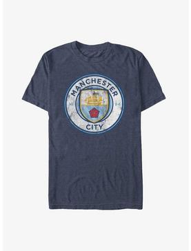Premier League Manchester City F.C. Distressed Logo T-Shirt, , hi-res