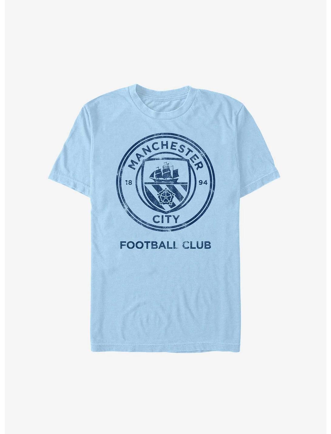 Premier League Manchester City F.C. Logo T-Shirt, LT BLUE, hi-res