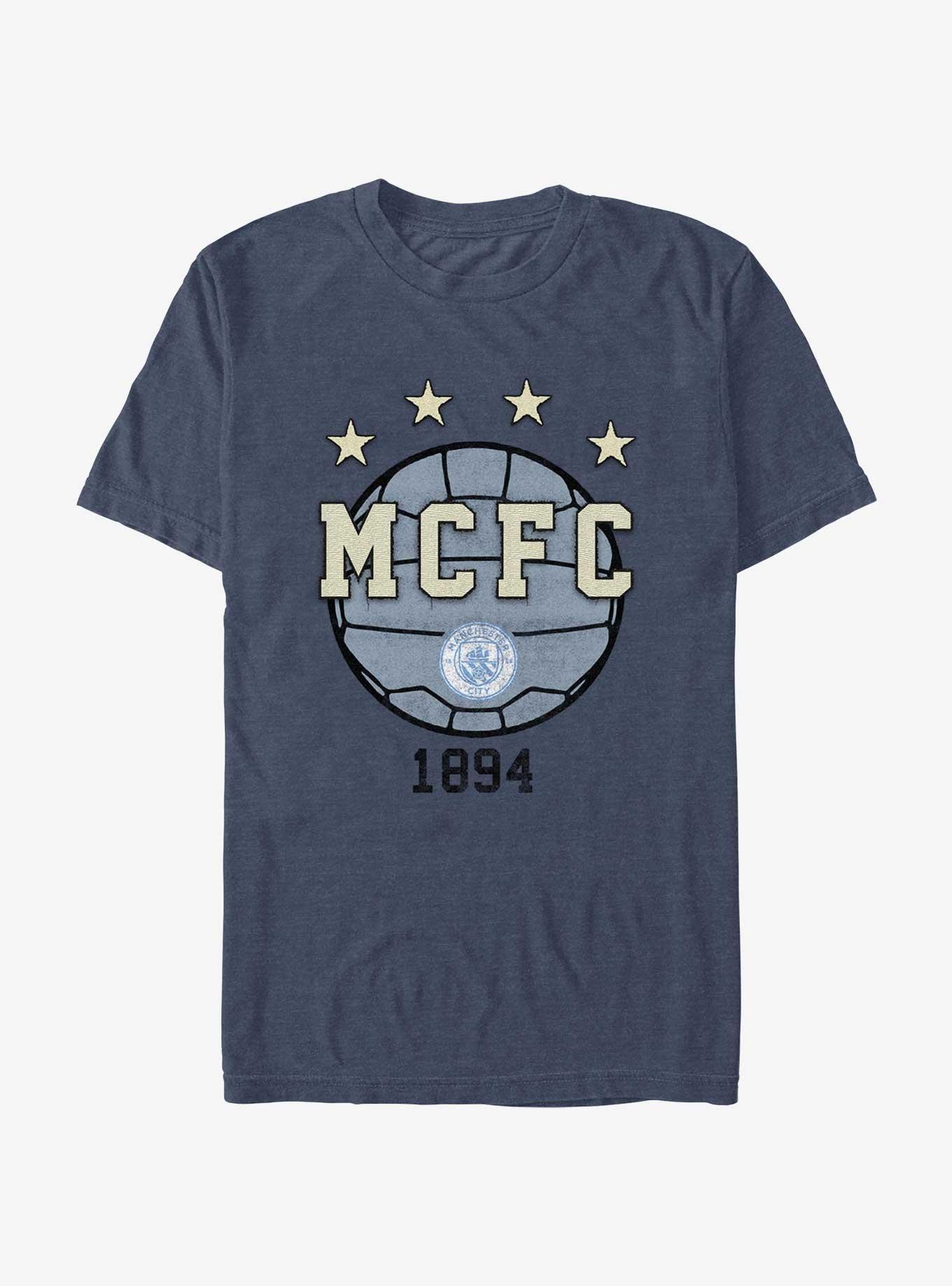 Premier League Manchester City F.C. Since 1894 T-Shirt - BLUE | Hot Topic