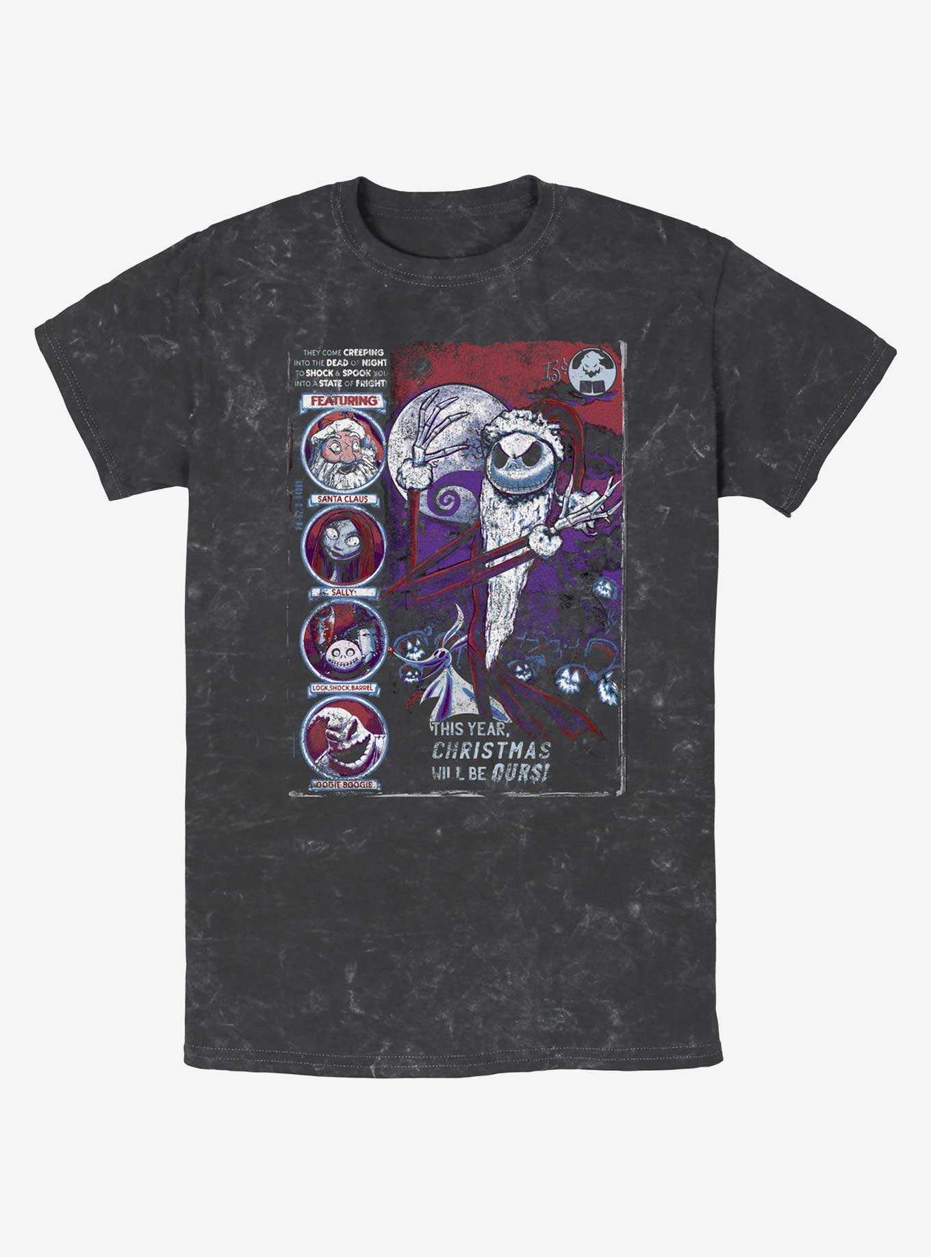 Disney The Nightmare Before Christmas First Nightmare Mineral Wash T-Shirt, , hi-res