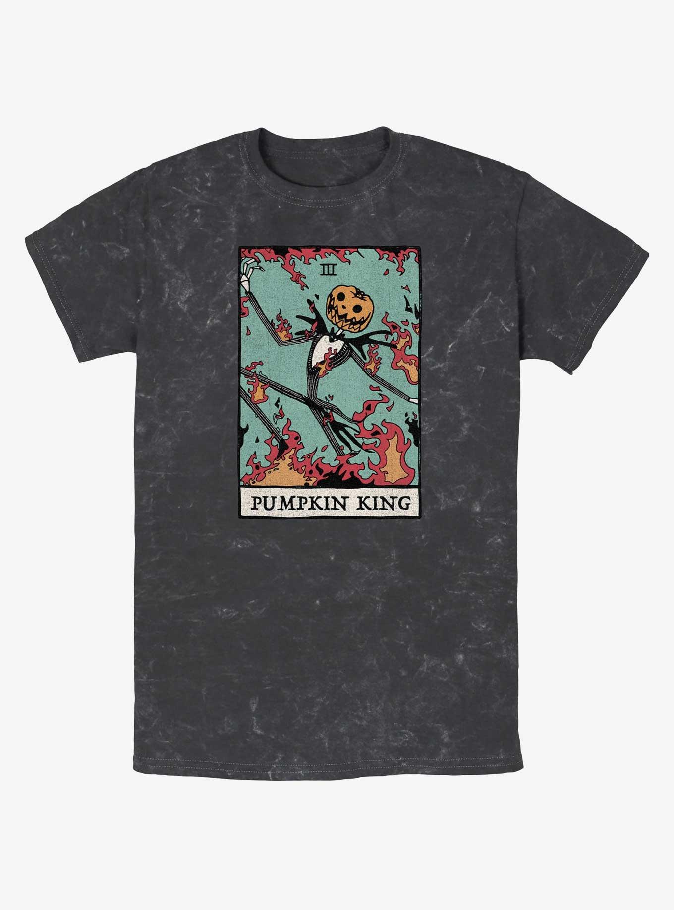 Disney The Nightmare Before Christmas Jack Pumpkin King Card Mineral Wash T-Shirt, , hi-res