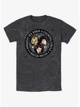 Disney Hocus Pocus Sanderson Sisters Calming Circle Mineral Wash T-Shirt, BLACK, hi-res