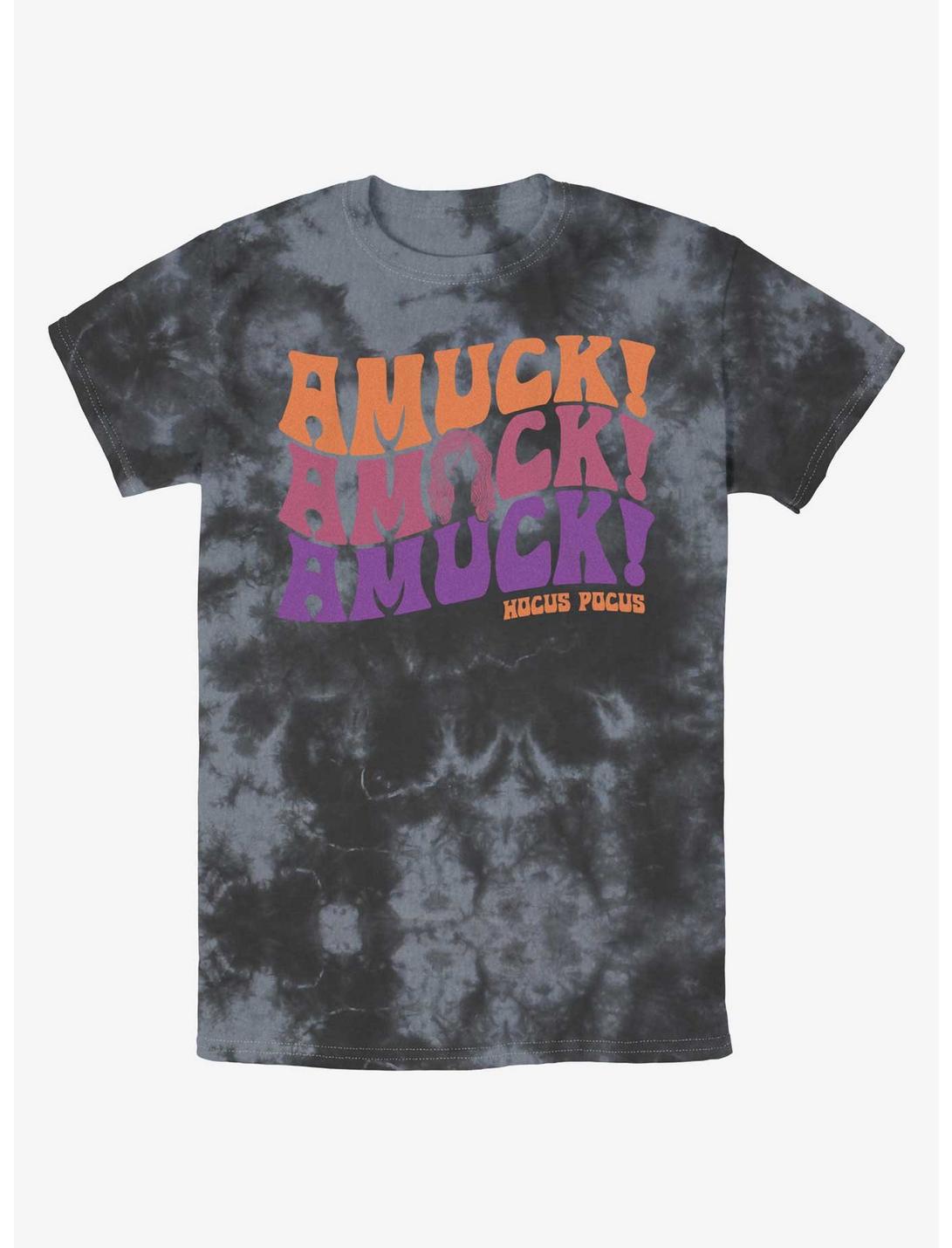 Disney Hocus Pocus Amuck, Amuck, Amuck! Tie-Dye T-Shirt, BLKCHAR, hi-res