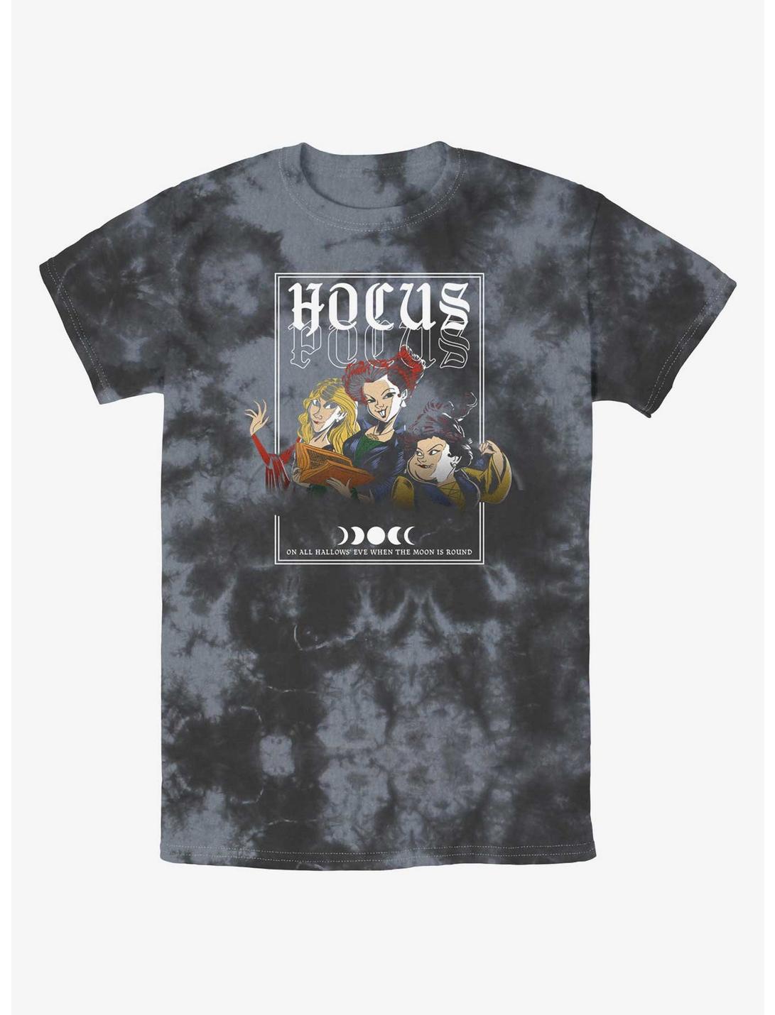 Disney Hocus Pocus The Sanderson Sisters Tie-Dye T-Shirt, BLKCHAR, hi-res