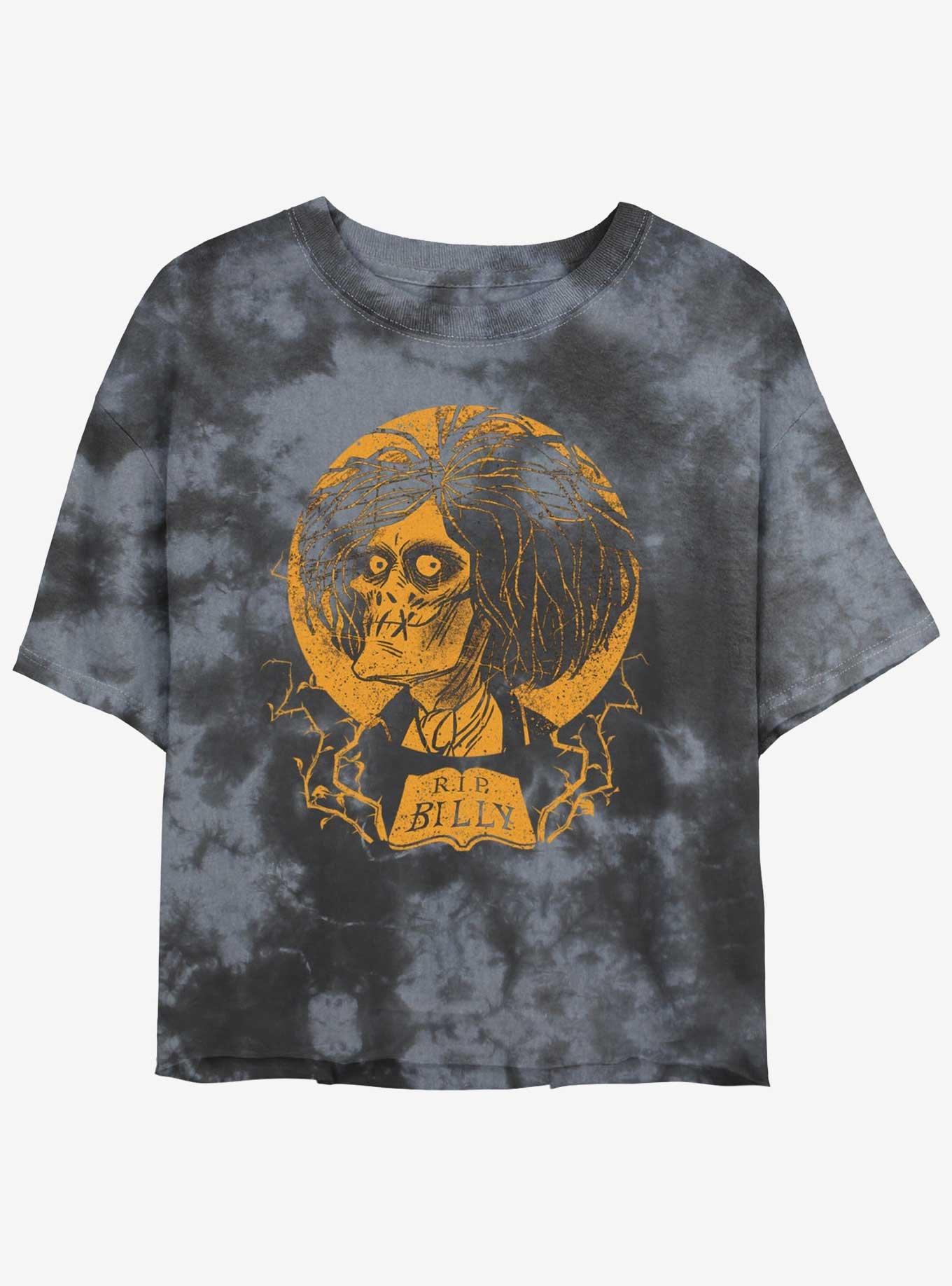 Disney Hocus Pocus RIP Billy Tie-Dye Womens Crop T-Shirt, , hi-res