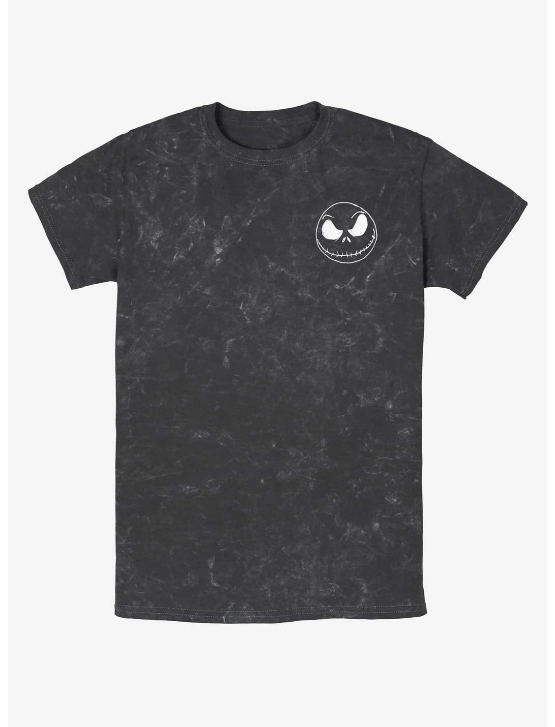 Disney The Nightmare Before Christmas Jack Skellington Pocket Mineral Wash T-Shirt, BLACK, hi-res