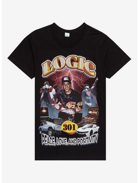 Logic Peace Love & Positivity Collage T-Shirt, , hi-res