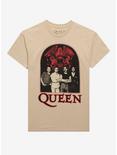 Queen Band Crest Portrait T-Shirt, WHITE, hi-res