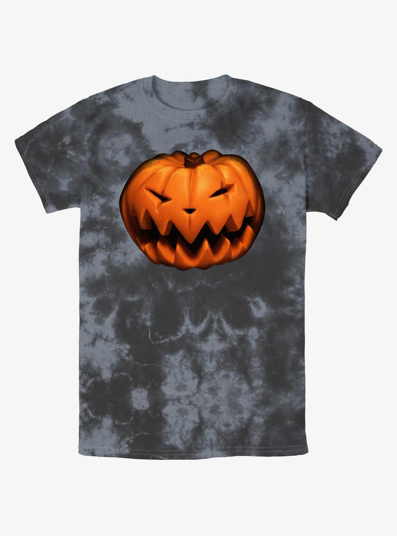 Disney The Nightmare Before Christmas Pumpkin King Tie-Dye T-Shirt, BLKCHAR, hi-res view 1