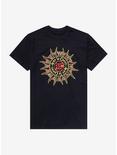 Alice In Chains Geometric Sun T-Shirt, BLACK, hi-res