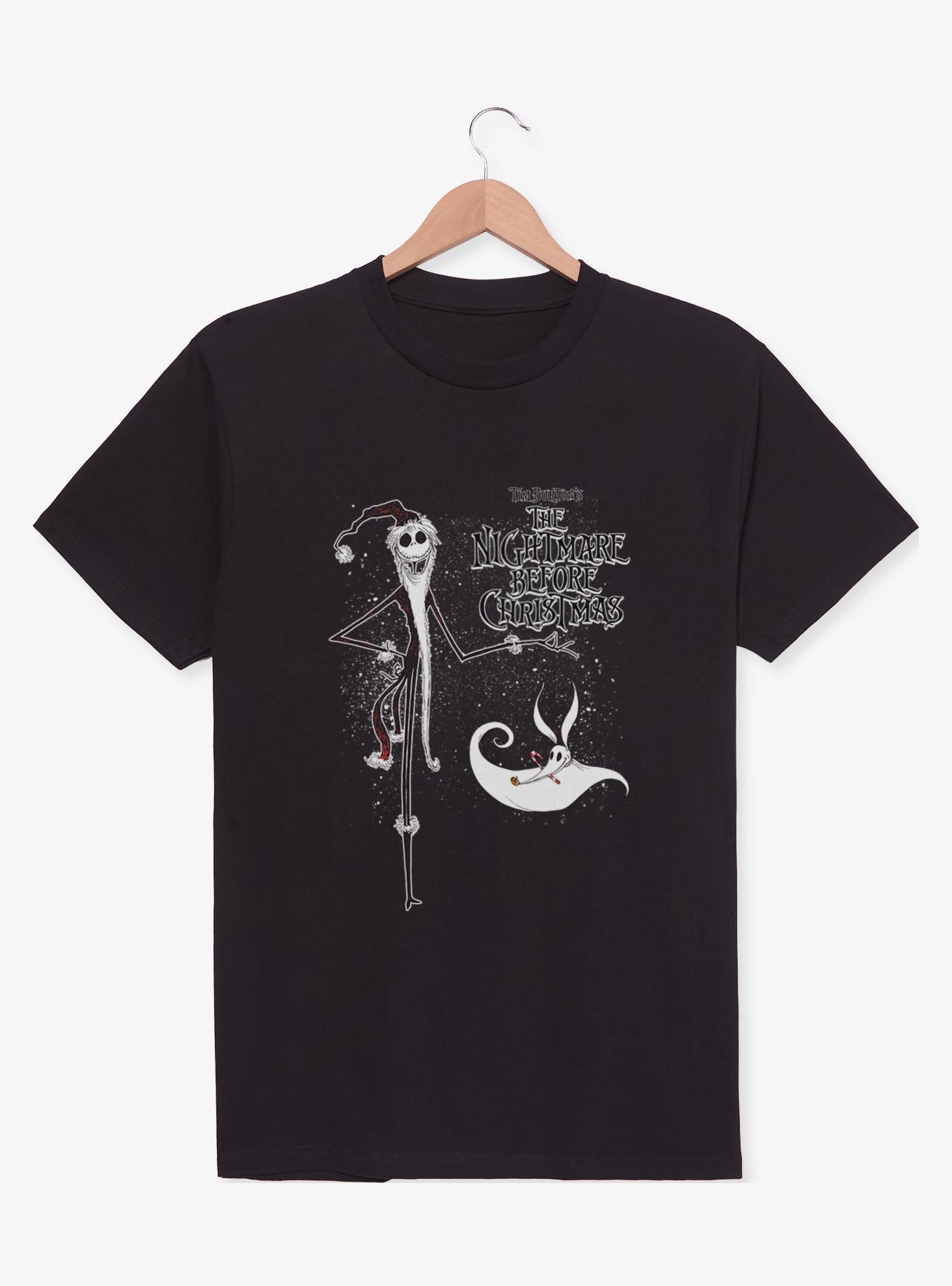 Disney The Nightmare Before Christmas Santa Jack and Zero T-Shirt