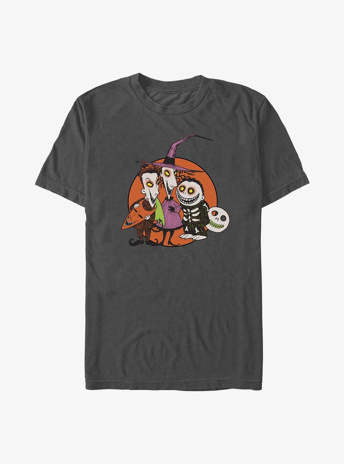 Disney The Nightmare Before Christmas Troublemakers Trio Shock, Lock, & Barrel T-Shirt