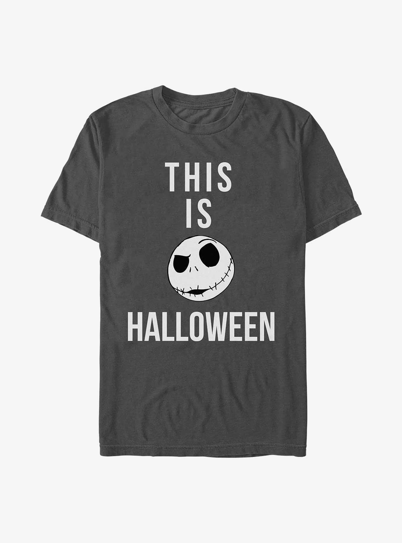 Disney The Nightmare Before Christmas Jack Skellington This Is Halloween T-Shirt, CHARCOAL, hi-res