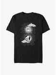 Disney The Nightmare Before Christmas Jack and Oogie Celestial Clouds T-Shirt, BLACK, hi-res