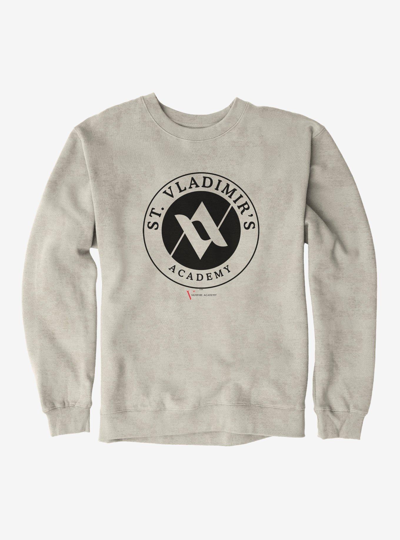 Vampire Academy St. Vladimir's Emblem Sweatshirt, OATMEAL HEATHER, hi-res