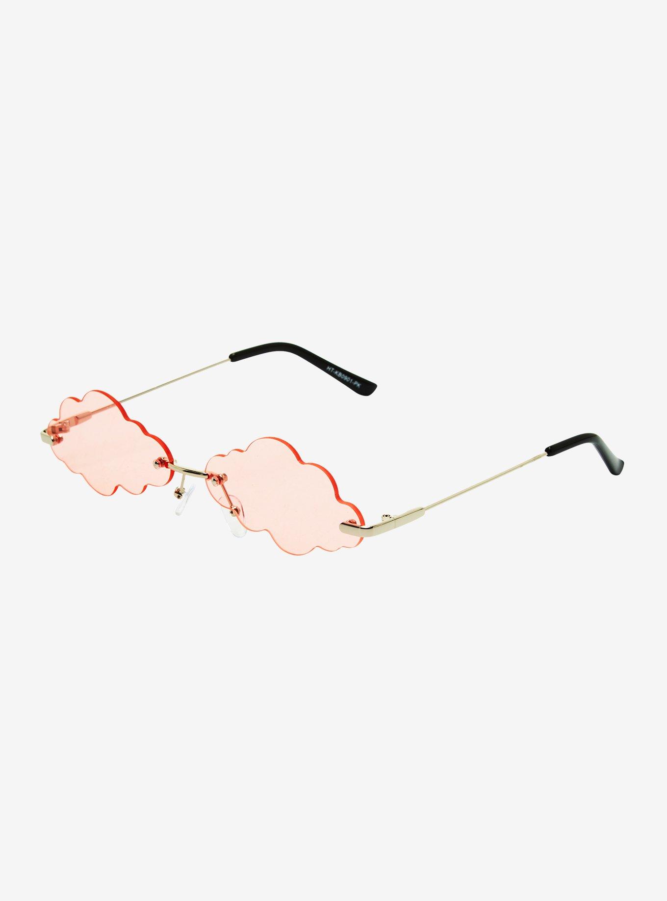 Pastel Pink Clouds Sunglasses, , hi-res