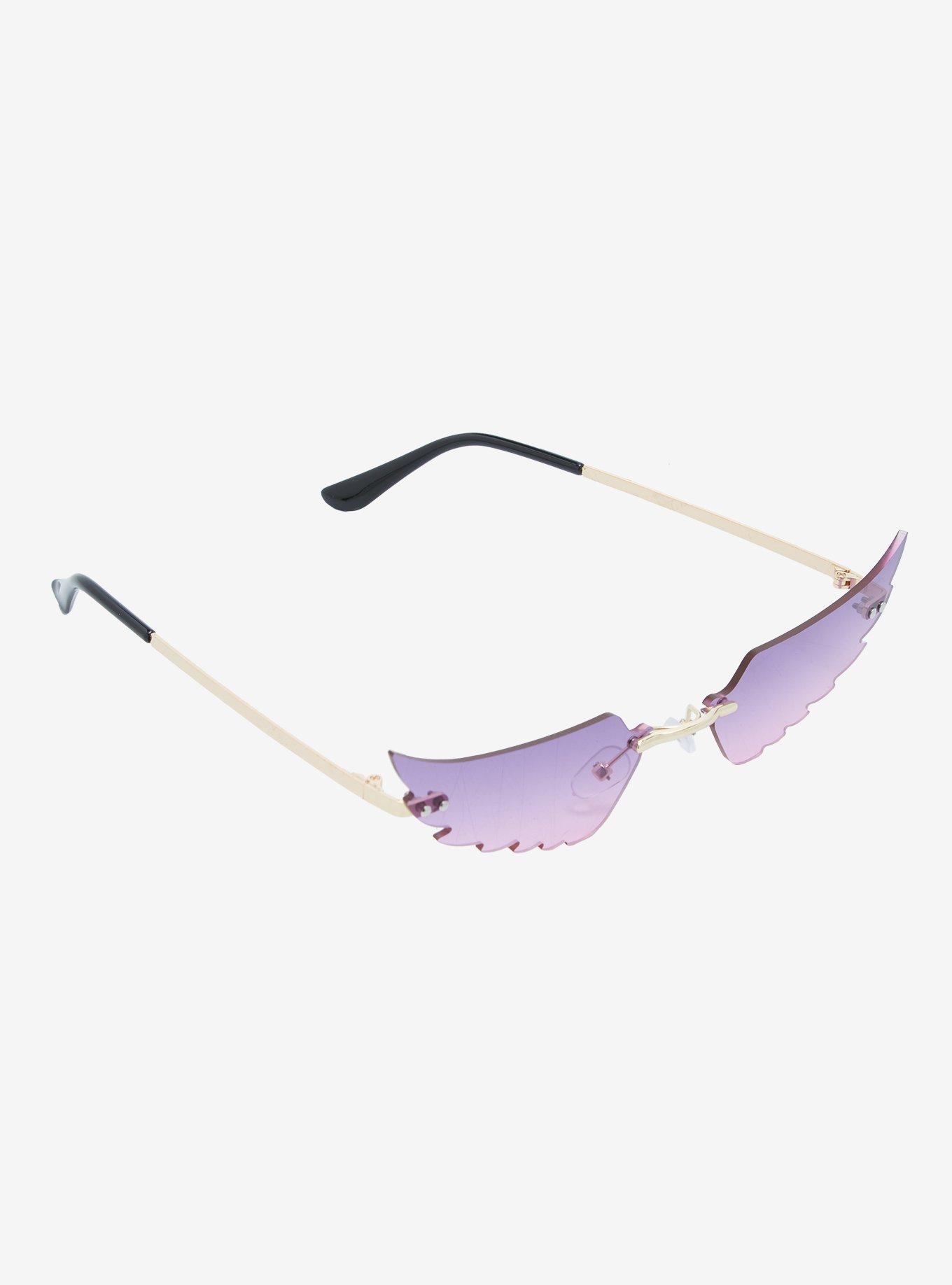 Purple Gradient Wings Sunglasses Hot Topic