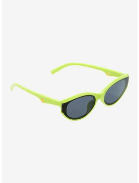 Neon Green Y2K Sunglasses, , hi-res