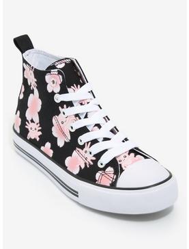 Plus Size Axolotl Sakura Hi-Top Sneakers, , hi-res