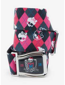 Monster High Argyle Skullette Seatbelt Belt, , hi-res
