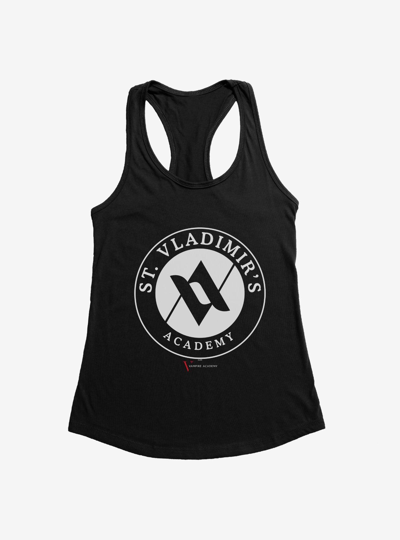 Vampire Academy St. Vladimirs Emblem Girls Tank, BLACK, hi-res