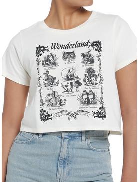 Thorn & Fable Wonderland Characters Girls Crop T-Shirt, , hi-res
