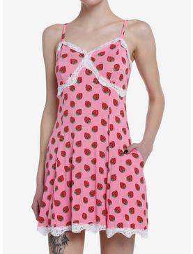 Strawberries Slip Dress, , hi-res