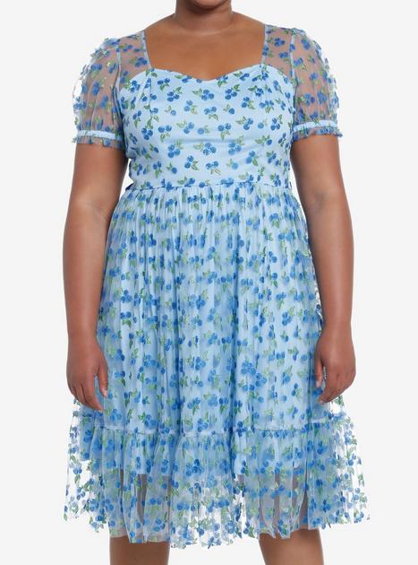 Sweet Berry Mesh Dress main image 0
