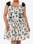 Thorn & Fable Through The Looking Glass Lace-Up Dress Plus Size, MULTI, hi-res