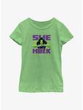 Marvel She-Hulk Power Youth Girls T-Shirt, GRN APPLE, hi-res