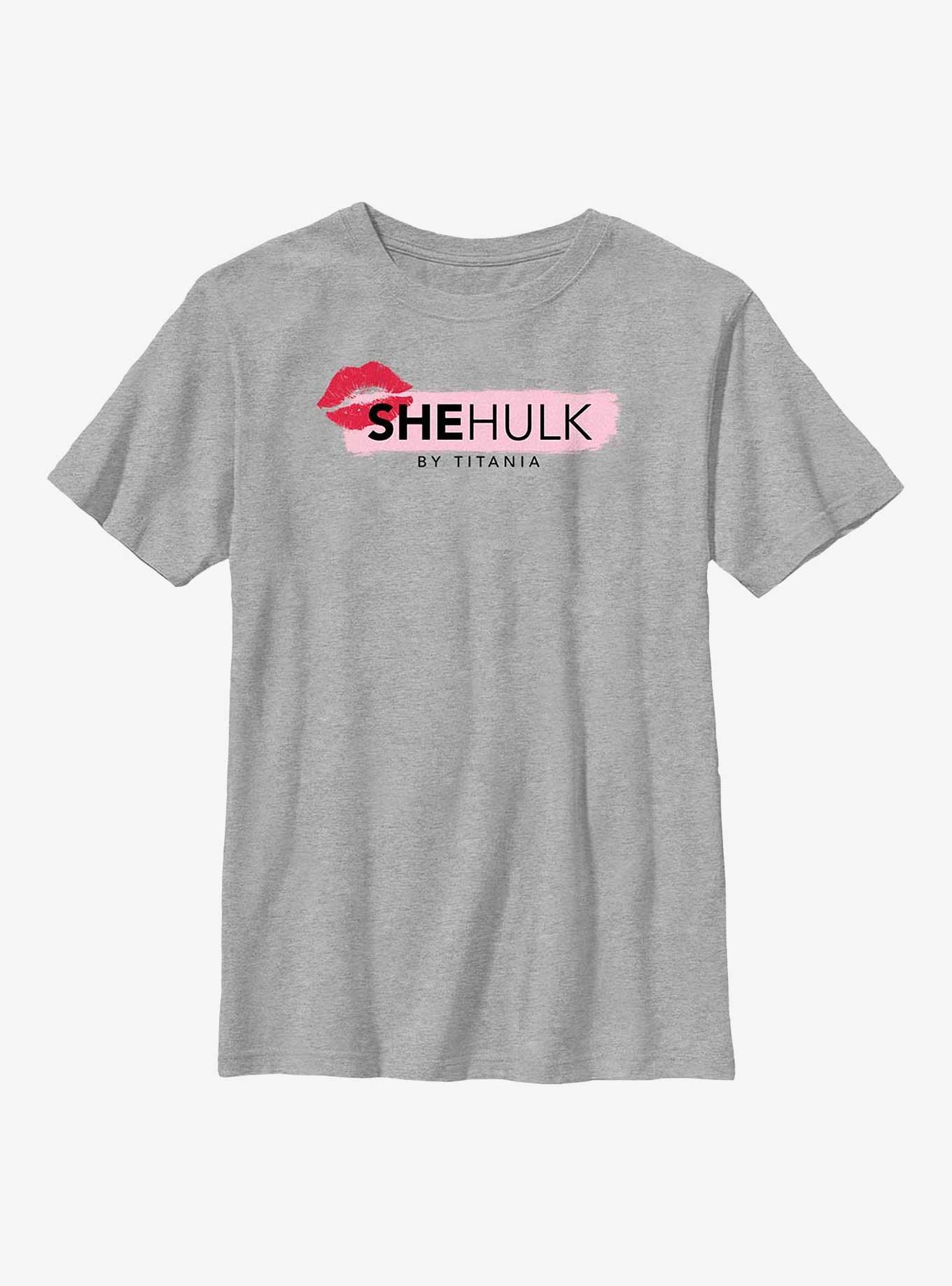 Marvel She-Hulk By Titania Youth T-Shirt, ATH HTR, hi-res